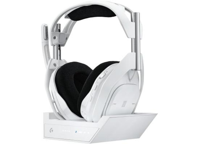 Logitech G Astro A50 X Omni-Platform Wireless Gaming Headset + Base Station for PS5, Xbox, PC: PLAYSYNC Video & Audio Switcher, HDMI 2.1 4K 120Hz VRR, <24 bit/48 kHz, 24hr Battery, 2.4GHz & BT - White product thumbnail 2