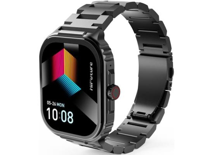 HiFuture Ultra3 PRO Premium Stainless Steel Smart Calling Watch, 2.04 Inch AMOLED Display, IP68 Waterproof, Enhanced Monitoring, 100+ Sports Modes, Sleep Monitoring, 7 Days Battery - Black product thumbnail 2