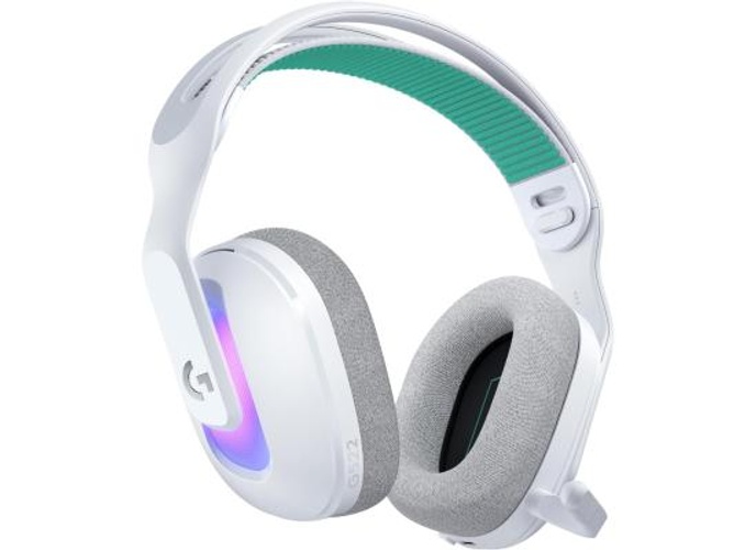 Logitech G522 Lightspeed Wireless Gaming Headset, Full-Band Mic, Advanced Audio, Tri-Connect (Lightspeed, Bluetooth, USB A to C), LIGHTSYNC RGB, for PC & Nintendo Switch/Switch 2 – White product thumbnail 2