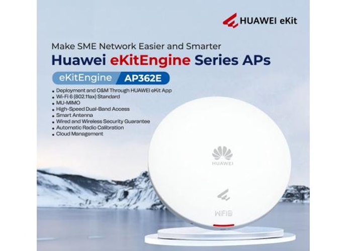 Huawei eKitEngine AP362E WIFI 6 AX3000 Ceiling Mount Dual-Band Dual Band 2.4GHz & 5GHz Access Point Built-in Smart Antennas product thumbnail 2