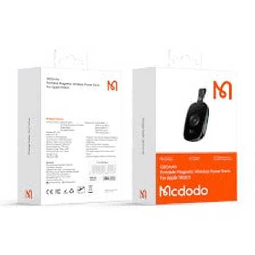 باور بانك محمول بقوة 2.5 واط وسعة 1200 مللي أمبير في الساعة من Mcdodo لساعة أبل - أسود MC-5230 product thumbnail 2