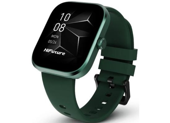 HiFuture LUME Pro Smartwatch 1.85-inch AMOLED Display, Dual-Core Processor, 100+ Sports Modes, Built-in Wireless Calling, 24/7 Health Monitoring (Heart Rate, SpO2, Sleep), Ultra-Light Weight Sleek Design, Dark Green product thumbnail 2