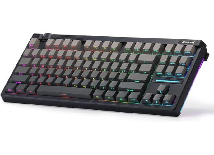 Redragon K729 PRO 80% Wireless Gasket RGB Gaming Keyboard, 3-Mode TKL Mechanical Keyboard w/Knob Control, Gradient PBT Keycaps, Hot-Swap South-Facing Socket & 5-Layer Dampener, Custom Silent Switch product thumbnail 2