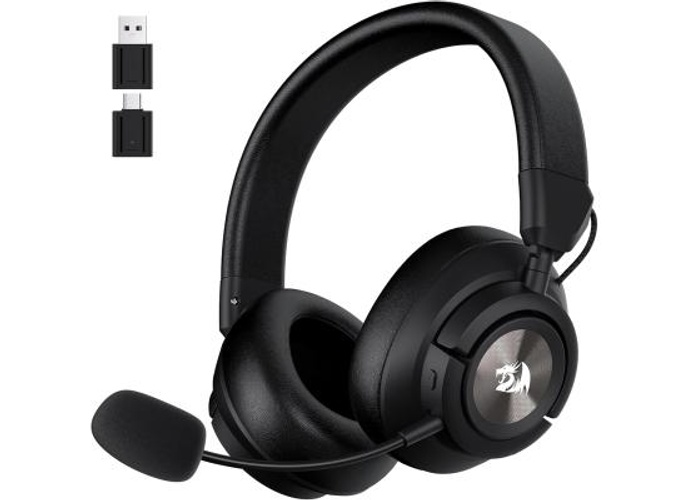 Redragon H889 Wireless Gaming Headset, 4-in-1 (2.4G/BT/USB/3.5mm), 51H Battery & Play-While-Charging, 7.1 Spatial Audio & 53mm Drivers, Detachable Mic, Multi-Platform Headphone for PC/PS5/NS/Mobile product thumbnail 2
