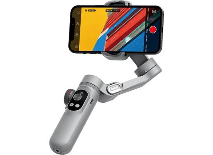 WiWU Wi-SE007 Phone Gimbal Stabilizer Three-axis Handheld Anti-Vibration Auto Tracking Detachable Tripod Selfie Stick - Grey product thumbnail 2