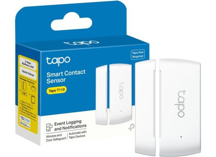 TP-Link Tapo T110 Door Sensor Mini, REQUIRES Tapo Hub, Long Battery Life w/ Sub-1G Low-Power Wireless protocol, Contact Sensor, 15mm Wide Gap Allowed, Real-Time Notification, Smart Action product thumbnail 2