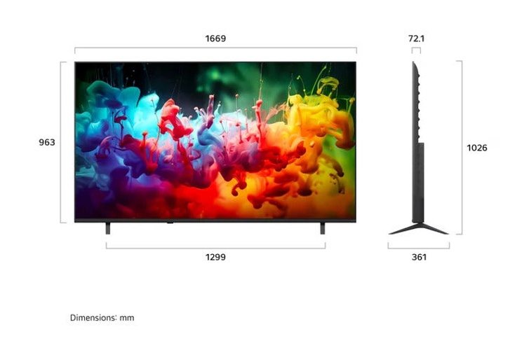LG QNED Mini LED TV 75Inch, Smart & 4K, AI Assistant, Magic Remote & AI Voice Control product thumbnail 3