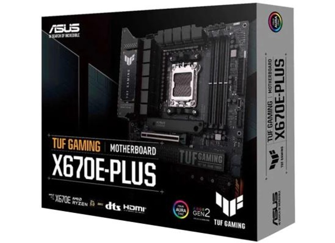 ASUS TUF Gaming X670E-PLUS DDR5 AM5 Ryzen 7000 PCIe® 5.0 4x M.2 Slots 2.5 Gb LAN USB 4 Aura RGB Lighting) product thumbnail 2
