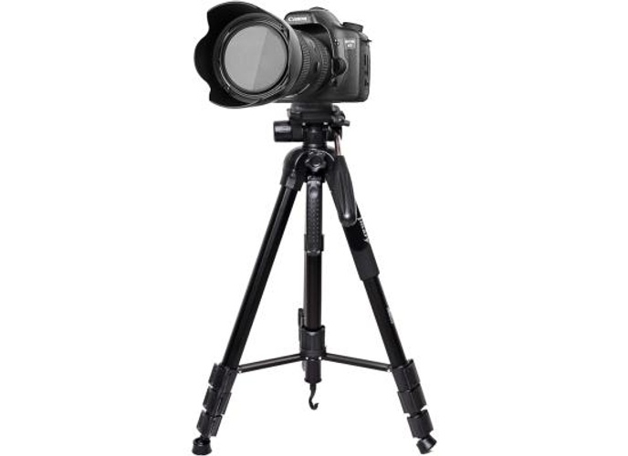 Jmary KP-2264 Professional Aluminium 1.75M Tripod Monopod for All DSLR Cameras (Black) product thumbnail 2