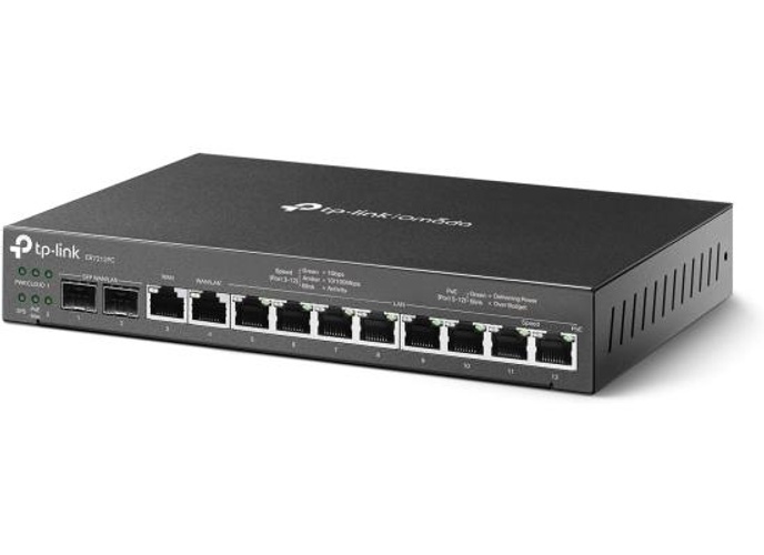 TP-Link Omada ER7212 3-in-1 Gigabit VPN Router Integrates Router, PoE 110W Switch & Omada Controller product thumbnail 2