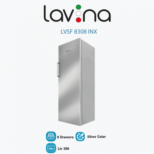 فريزر عمودي Lavina بدون تجميد 308 لتر product thumbnail 3
