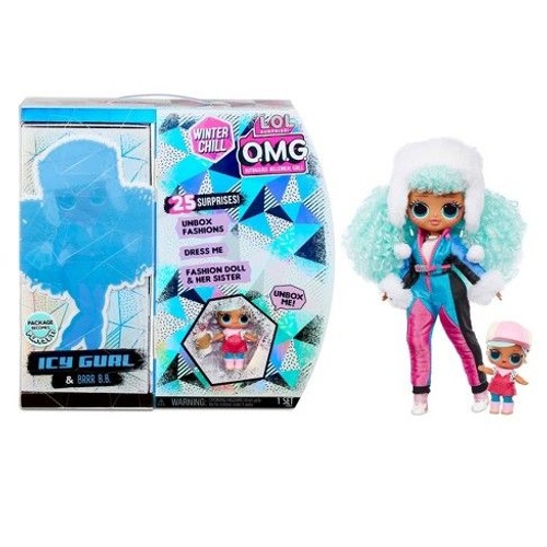 L.O.L. Surprise! O.M.G. Winter Chill Icy Gurl Fashion Doll & Brrr B.b.