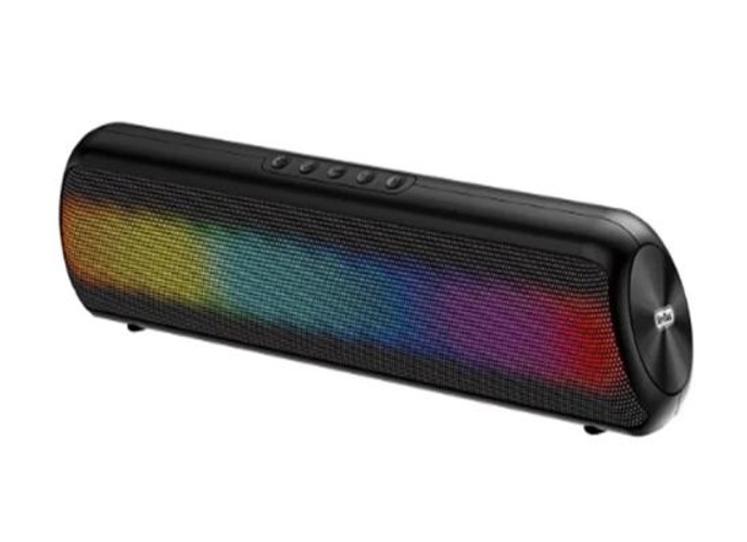 Go-Des GD-SP90 LED RGB Wireless Speaker, Support TF, 3.5mm AUX, Bluetooth - Black product thumbnail 2