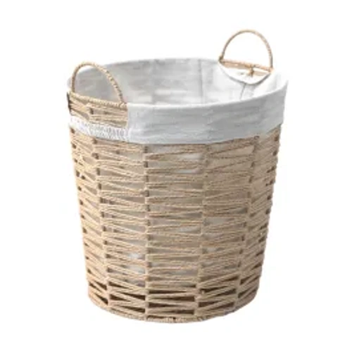 Weva Brisa Paper Woven Storage and Laundry Basket – Natural product thumbnail 2