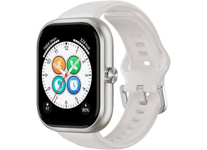 Honor Choice Watch| 1.95" AMOLED Display | Bluetooth Calling | 120 Workout Modes | 5ATM Swim-Ready | Upto 12 Days Battery Life | Built-in Multi-System GNSS | SpO2, Heart Rate, Sleep Tracking , White product thumbnail 2