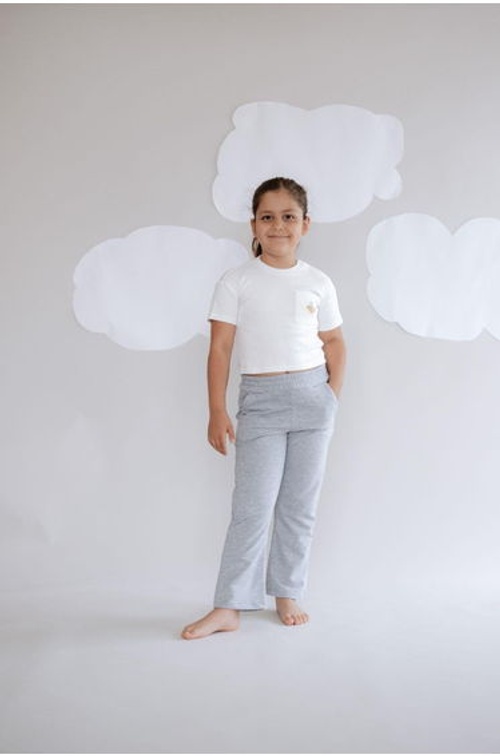 Girl's Bell-bottom Tracksuit Bottom