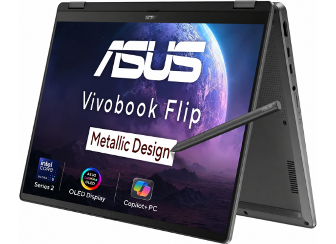 ASUS Vivobook 14 Flip (2025) TP3407 Copilot+ PC NEW Intel Core Ultra 5 Gen II 226V 8-Cores w/ Intel® Arc Graphics & OLED Touch Screen product thumbnail 2