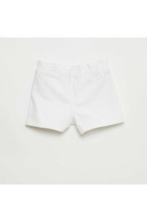 Paper Bag Denim Shorts WHITE product thumbnail 4