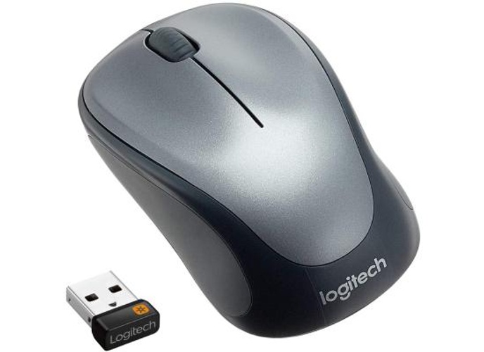 Logitech M235 Wireless 2.4GHz with USB Unifying Receiver 1000 DPI Optical Tracking 12 Month Battery For PC & Mac - Grey product thumbnail 2