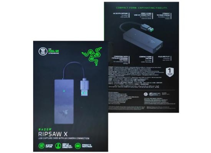 Razer Ripsaw X USB Capture Card 4K 30FPS OBS & Streamlabs For Streaming Gaming Video Conference HDMI 2.0 & USB 3.0 product thumbnail 2