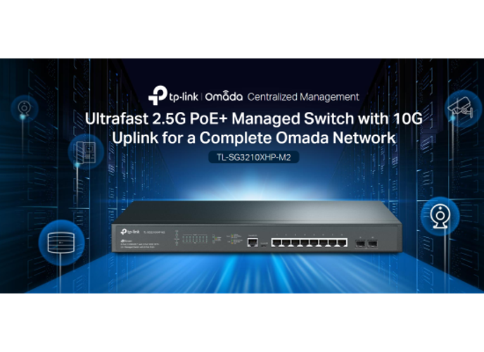 TP-Link TL-SG3210XHP-M2 | Jetstream 8 Port Multi-Gigabit L2+ Managed PoE Switch | 8 PoE+ Port @240W, 2 x 10G SFP+ Slots | 2.5G Bandwidth | Omada SDN Integrated | IPv6 product thumbnail 2