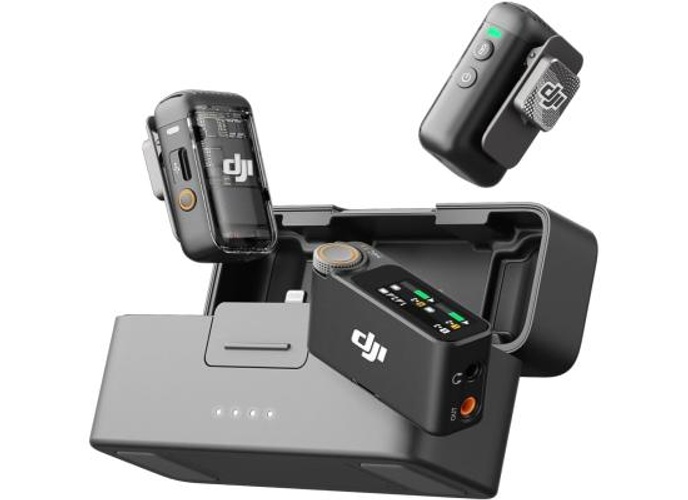 DJI Mic 2 Digital Wireless Lavalier Microphone, Noise Cancelling, 48kHz 32-bit Float Internal Recording, 820 ft.(250m) Range, 18H Battery with Charging Case, Microphone for Camera/Phone, Vlog, Streaming product thumbnail 2