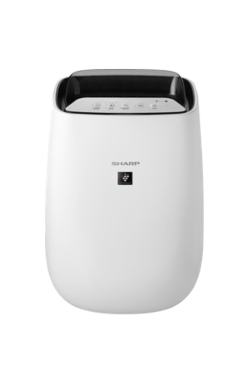 SHARP 80 m² Air Purifier with Plasmacluster Ion, True HEPA Filter, Deodorizing Filter and SAND Mode – White – FP-J50SA-W