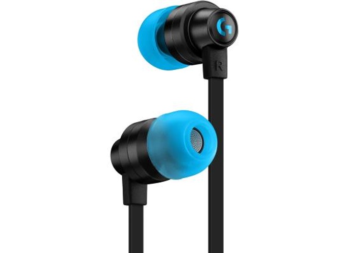 Logitech G333 Gaming Earphones with dual audio drivers, in-line mic and volume control, compatible with PC/PS/Xbox/Nintendo/Mobile with 3.5mm Aux or USB-C Port - Black product thumbnail 2