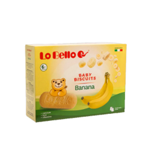 Lo Bello Baby Biscuits Banana 200g