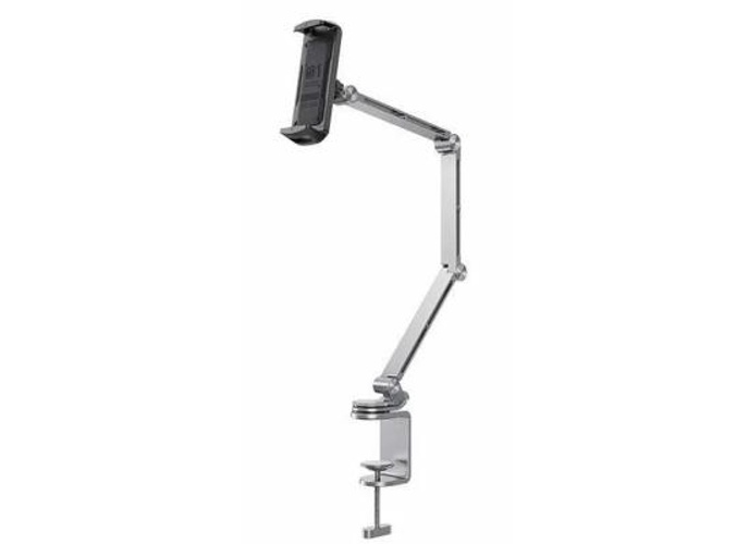 RTAKO T01-Flat Stand 360° Rotating Alloy Arm Mount Universal 4-13" Holder - Gray product thumbnail 2