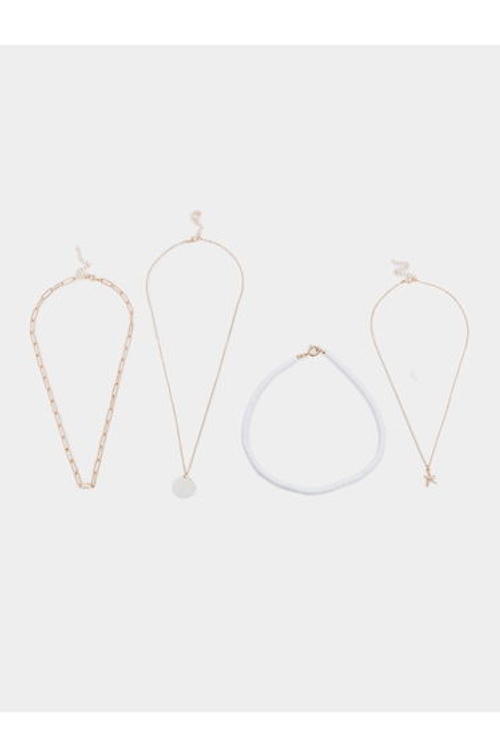Gold Layered Necklace Set of 4