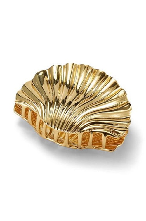 Glossy Golden Shell Hair Claw product thumbnail 3