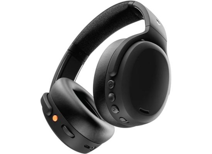 Skullcandy Crusher ANC 2 Wireless Over-Ear Bluetooth Headphones with Multi-Sensory Bass and Charging Cable, Active Noise Cancelling, Up to 60 Hours Battery, Microphone for iPhone Android - True Black product thumbnail 2