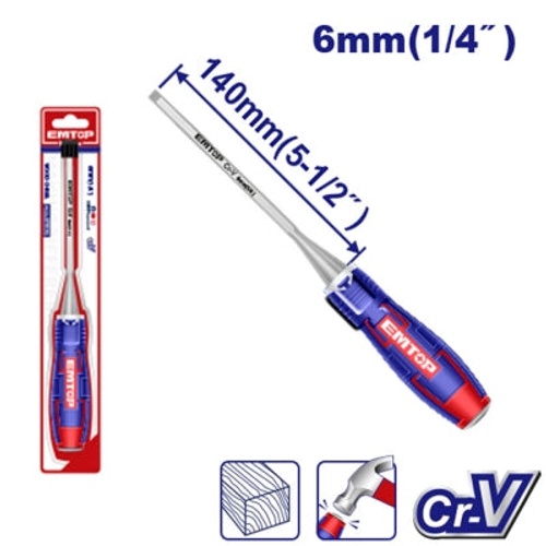 EMTOP EWCL0601 6mm Wood Chisel