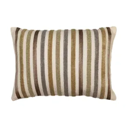 Nova Home Lineo Handmade Embroidered 100% Cotton Cushion Cover - 35x50 Cm - Multicolor product thumbnail 2