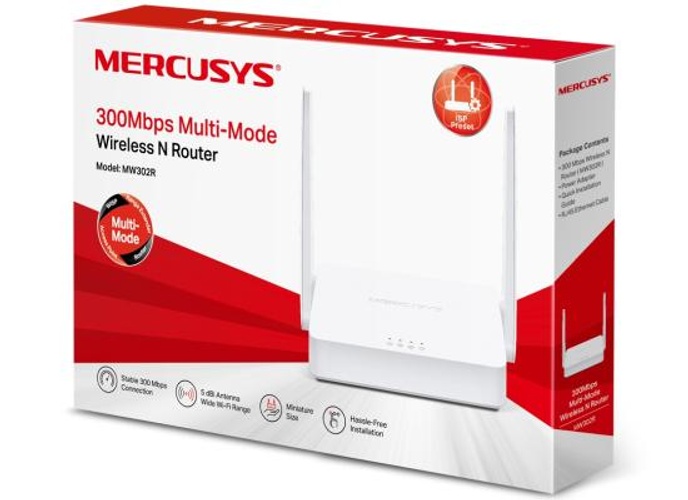 Mercusys MW302R 300Mbps Wireless WiFi Router Two 5dBi Antennas IPv6 Compatible Multi-Mode product thumbnail 2