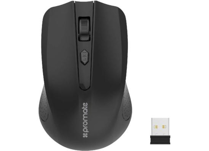 Promate CLIX-8 Optical Wireless Mouse w/ USB Nano Receiver 10m Working Distance Auto Sleep Function & 3 Adjustable DPI Level Mac , Windows product thumbnail 2