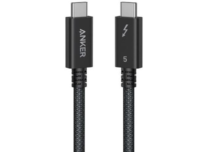 Anker Prime Thunderbolt 5 Cable, 1M USB C to USB C Cable, 240W Charging, 80Gbps Data Transfer, Up to 120Gbps Bandwidth, 8K/4K Displays, for iPhone 16, MacBook, and More - Black product thumbnail 2