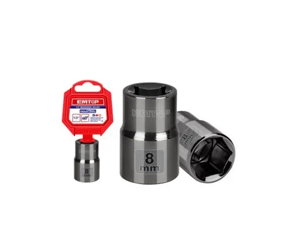 EMTOP ESCT12081 1/2 Inch – 8mm Hex Socket