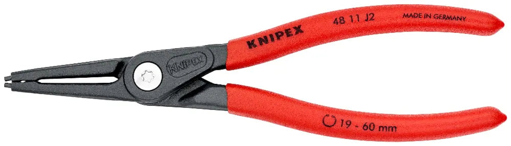 Knipex Precision Circlip Pliers For internal circlips 180mm | 48 11 J2