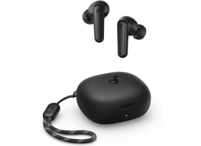 Anker Soundcore R50i True Wireless Earbuds, 10mm Drivers with Big Bass, Bluetooth 5.3, 30H Long Playtime, Water-Resistant, 2 Mics for AI Clear Calls, 22 Preset EQs, Customization via App (Black) product thumbnail 2