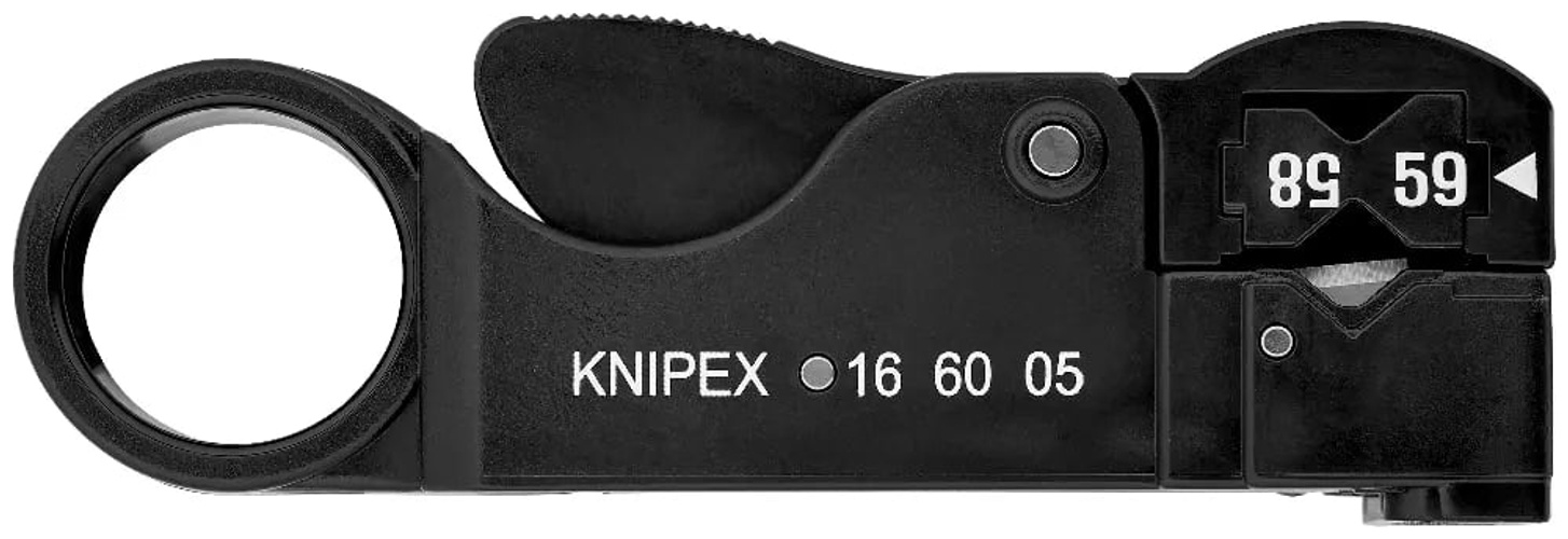Knipex Stripping Tool for Coax Cable 105mm | 16 60 05 SB