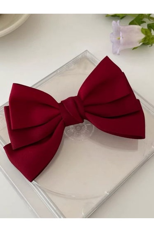 Red Bow Hair Clip product thumbnail 2