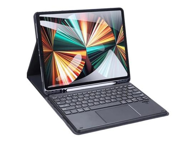 DUX DUCIS TK Series Bluetooth Keyboard Leather Case with Touchpad & Smart Sleep Function For iPad Pro 12.9" (2020/2021/2022) English Layout - Black product thumbnail 2