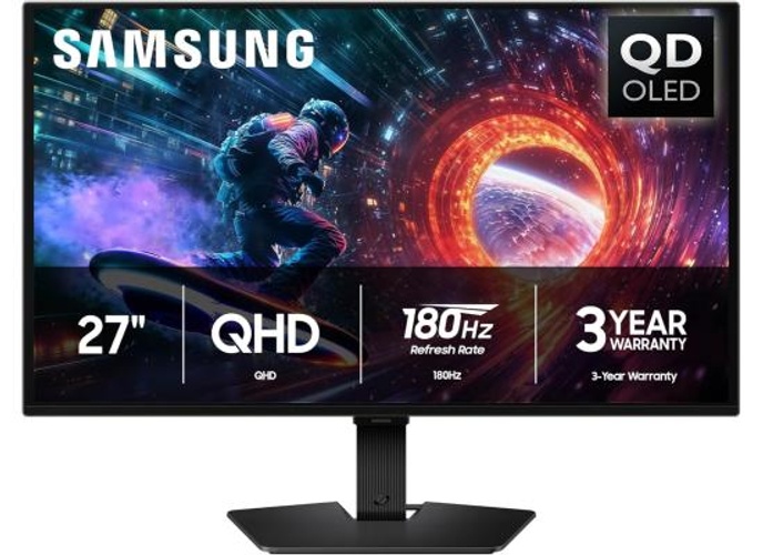 SAMSUNG Odyssey G5 (G50SF) 27" OLED 2K QHD 180hz 0.03ms HDR10 G-Sync compatible Glare Free OLED Safeguard w/ Display Port & HDMI product thumbnail 2