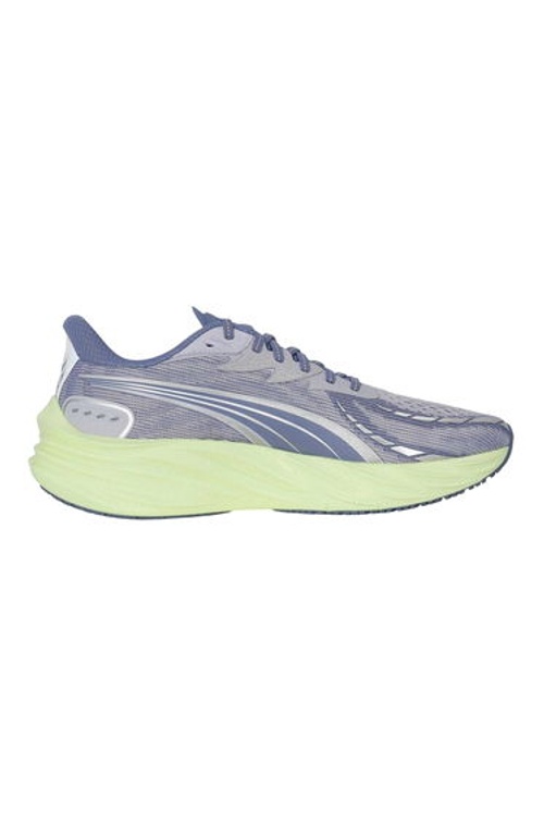 Puma Mens Velocity Nitro 4 Trainers - Silver/Lime