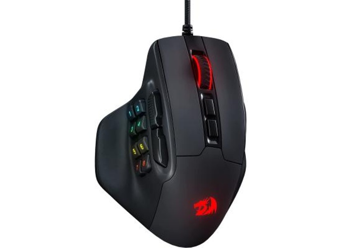 Redragon M811 Aatrox MMO Gaming Mouse, 15 Programmable Buttons Wired RGB Mouse w/Ergonomic Natural Grip Build, 10 Side Macro Keys, Software Supports DIY Keybinds & Backlit product thumbnail 2