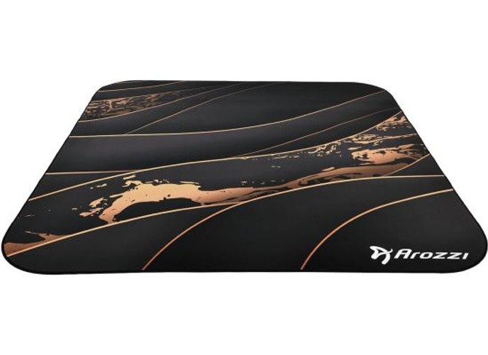 Arozzi Floor Mat Zona Quattro Microfiber Gaming Chair Floor Mat for Carpet Anti-Slip Noise Dampening Floor Mat for Office Chair - Black Gold product thumbnail 2