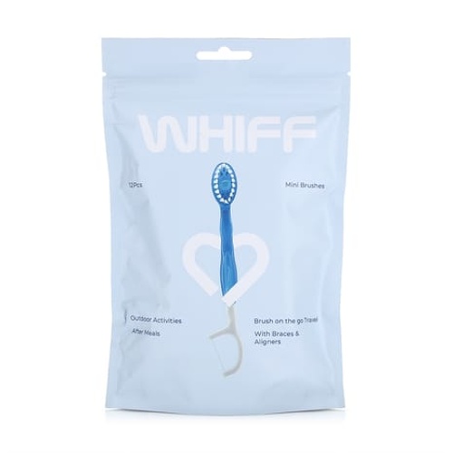مجموعة فرش اسنان برائحة النعناع - 12 حبة - أزرق product thumbnail 3