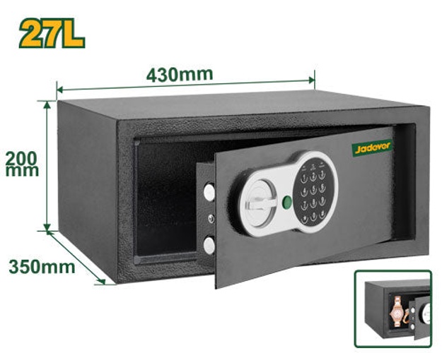 Jadever Electronic Safe 27 L (Digital Keypad)
